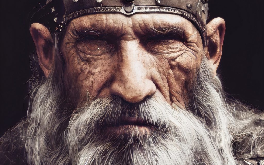 TheREDWords.website/BLOG page. A photo of an ancient viking.